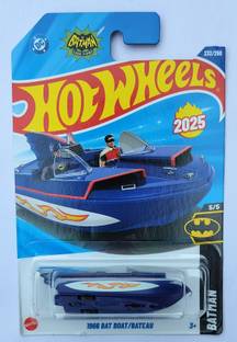 HOT WHEELS C4982 BATMAN 5/5 1966 BAT BOAT/BATEAU TOY CAR