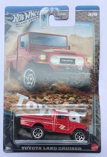 HOT WHEELS SILVER SERIES 3/5 TOYOTAA LANDCRUISER TOY TRUCK