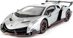 Devdhan 1:24 Lambo Veneno Die-Cast Car with Openable Doors & Sound & Light