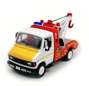 amisha gift gallery Tuf 07 Tow Crane Truck, Pull Back Action Toy, Pull & Retract Tow Hook