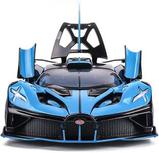 DUWOL 124 Diecast Metal Car Bugatti Bolide Car Toy for Kids Boy Lights Music Pull Back