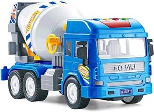 radhey preet Friction Power Version Cement Mixer Truck With Light & Sound RP316