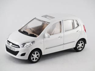 zokato Toys Hyundai I10 Model Of Car (140/60/60 Mm, White)