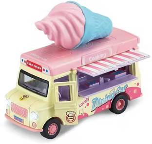 Aganta Die Cast Ice Cream Truck with Magnetic Sound & Light Indication 1:36 Scale
