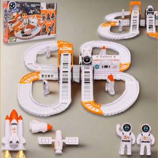 Vastate Outer Space Race Track Set for Kids Toys (1 Set)