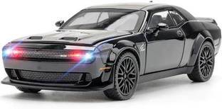 Just craft 1: 32 Scale Dodge Challenger Hellcat Toy Model Car for Kids Diecast Model Car