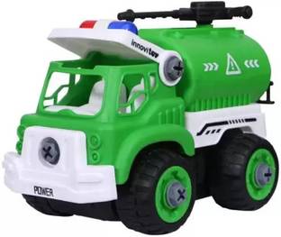 SR Toys Exclusive DIY Fire Truck Vehicle Toy for Kids