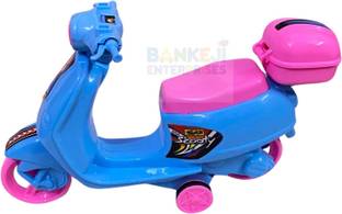 Banke Ji Enterprises Friction-Powered Push And Go Crawling Scooty Toy For Kids