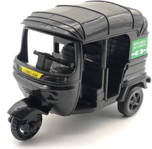 JVTS New Play Game Friction Powered Unbreakable Auto Rickshaw Toy