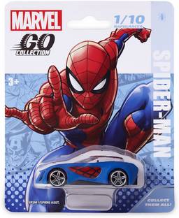 Marvel Go Spiderman Diecast Rapid Racer Toy Car
