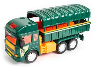 venimall Army Truck Pull Back Friction Toy