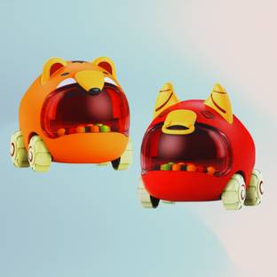 Glenston Gifts for a One Year Old Boy: Animal Car Toys; Infant Baby Mouse Toy Car(1 pcs)