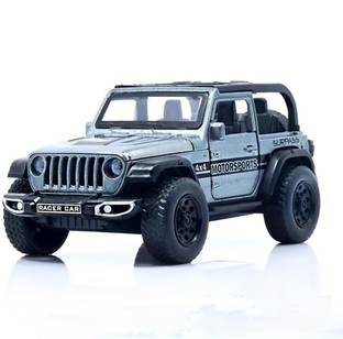 Super Toy 1:36 Scale Die-Cast Thar Jeep Toy Car Pull Back Openable Door & Metal Body