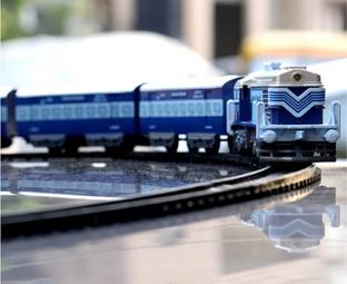 Sheel Passenger Indian Toy Train For Kids (Battery Operated) - 13 Pieces Set