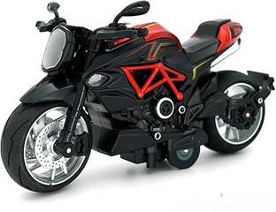 CrazyBuy Sports Motorcycle Toy - (Kaisar) Pull Back 1:14 Scale Die-Cast Motorcycle Toys