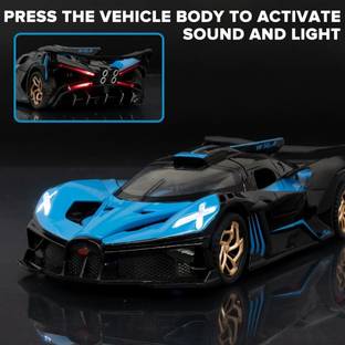 Akvanar 1:24 Bugatti Bolide Diecast Light Sound Alloy Model pc 1