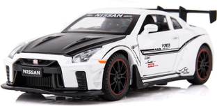 Akvanar 1:32 Nissan GTR R35 Zinc Alloy Pull Back Toy Car Die Cast Light&Sound pc 1