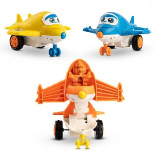 baybee 2 in 1 Transformer Plane Toys for Kids with 360° Friction Powered plane Toys