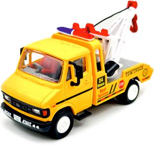 centy TUF 07 Tow Truck (4905 Yellow) Pull & retract Tow Hook Miniature toy