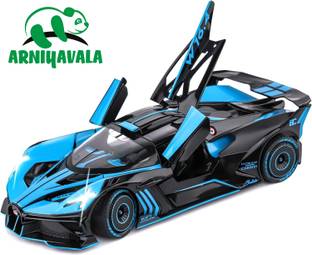 ARNIYAVALA 1:24 Bugatti Bolide Alloy Diecast Car Toy with Lights and Music
