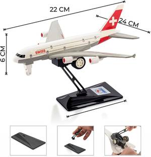 TECHZAGE Aircraft Model Airbus A 380,Plane Airplane Model Toy Planes Diecast Alloy Metal