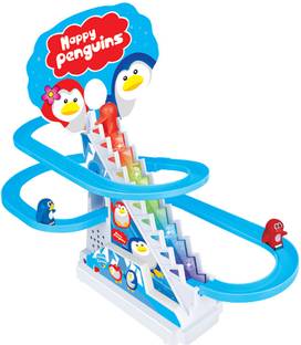 Sirius Toys Happy Penguin Track Set With Lights & Music - Make In India