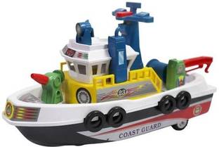 AADHAN TRADERS City Harbour Boat Amazing Pull Back Star Cruise Ship Toy for Boys & Kids