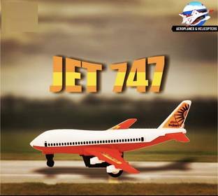zokato Plastic Jet 747 Airplane Toy