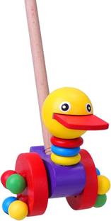 A to Z Hub Kids/Baby Pushing Toys Baby Walking Toys Infant Walker Wooden Push/Walking Toy