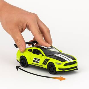 Ignite 1:36 Scale Die-Cast Ford Mustang GT Sports Car - Openable Door & Hood, Pullback