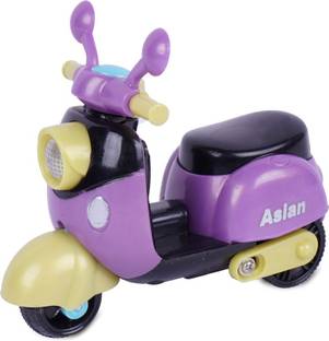asian Mini Scooter Toys for Kids Toddlers Baby Boys Girls-Multicolor- Pack of 2