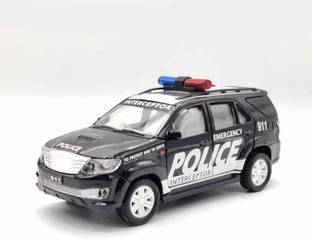 BIZDOM Black Thunder Police Cruiser Pull Back Toy Car for Your Cool Kids