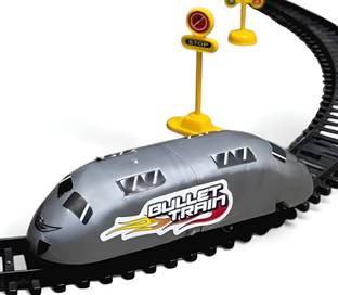 XQZMEE Speed Bullet Train Toy Set for Kids- Large Track (370 cm)