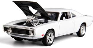 KTRS 1:32 Dodge Charger Die Cas Door Open Fast and Furious Pull Back Light Sound