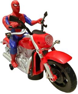 TOYTRY SPIDERMAN ON BIKE TOY