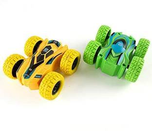 DEE Sons Tumbling Toy Fun Car, Inertia Safety, Crash-Resistant, Anti-Fall Kids