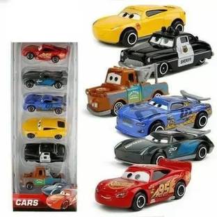 JVTS Metal Die Cast Toy Car Set for Kids,McQueen Black Storm Racing Gift Pack Set