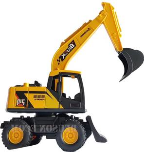 DEZICON ECOM Excavator Construction Long Crane JCB Toy Loader and Engineering Toy for 3 Years