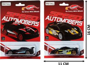 AUTOMOBER DIE-CAST SINGLE PACK COMBO (MACLARENN AND SRT VYPER GTA)