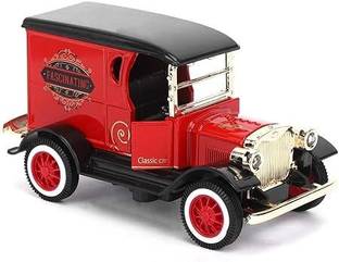 hda group Pull Back Vintage Car Classic Model Die-Cast Metal Car