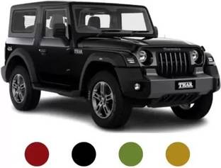 Storex Premium Black Thar: Diecast Metal Toy Car with Openable Doors
