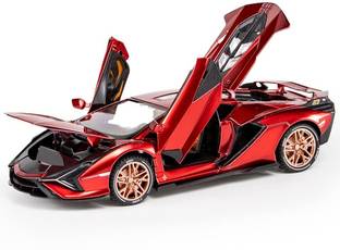 ZHASK Lamborghini SIAN Diecast Metal Pullback Toy car [COLOR AS PER AVAILABILITY]