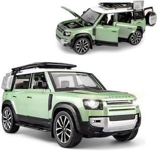 Ignite Defender Car 1:32 Scale Alloy Die-Cast Metal SUV Toy Light & Music Car for Kids