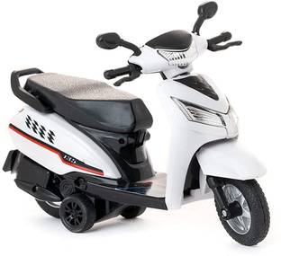 AR KIDS TOYS Plastic Two Wheeler Bestiva Toy, Pack of 1, Pull Back Toys, with Soft Edges