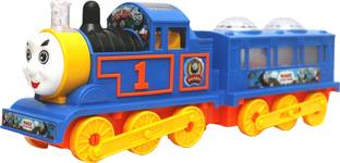 Toy DEKHO Choochoo Electric Train Toy for Kids with 3D Light and Music Battery Operated