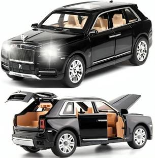 ZUNBELLA Rolls Royce 1:32 Scale Metal Die Cast Car With Open Door, Light & Sound For Kids
