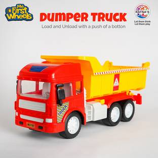 MY FIRST WHEELS Friction Powered Realistic Dumper Toy