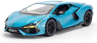 MANAKI ENTERPRISE 1:24 Lamborghini Revuelto LB774 Diecast Metal Pull Back Car with 6 OpenableDoors