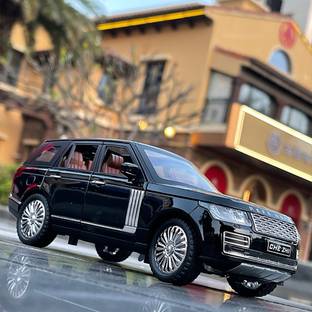 DEUSON ECOM 132 Scale Land Rover Range Rover Diecast Metal Car Light Sound Pull Back Toy Car