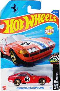 HOT WHEELS C4982 FERRAARI 365 GTB4 COMPETIZIONE 10/109/10 DIE CAST TOY CAR M CASE